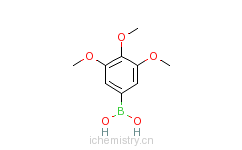 CAS:182163-96-8_3,4,5-三甲氧基苯硼酸的分子结构