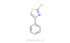 CAS:1826-23-9_2-氯-4-苯基噻唑的分子结构