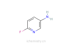 CAS:1827-27-6_2-氟-5-氨基吡啶的分子结构