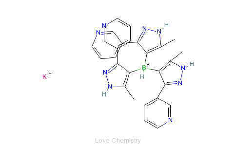 CAS:184032-06-2_Potassium hydrotris(3-(3-pyridyl)-5-methylpyrazol-1-yl)borateķӽṹ