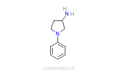 CAS:18471-41-5_1-苯基吡咯烷-3-胺的分子结构