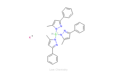 CAS:185034-21-3_Potassium hydrotris (3-phenyl-5-methylpyrazol-1-yl)borateķӽṹ