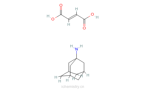 cas:18720-83-7_1-金刚烷胺延胡索酸盐的分子结构