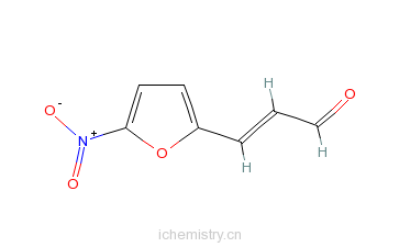 CAS:1874-22-2_5-硝基呋喃-2-丙烯醛的分子结构