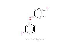 CAS:188534-09-0_4-氟-3'-碘二苯醚的分子结构