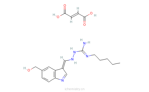 CAS:189188-57-6_马来酸替加色罗的分子结构
