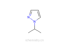 CAS:18952-87-9_1-异丙基吡唑的分子结构
