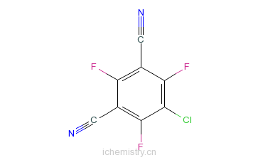 CAS:1897-50-3_5-氯-2,4,6-三氟间苯二甲腈的分子结构