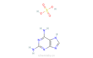 CAS:1904-98-9_2,6-二氨基嘌呤的分子结构