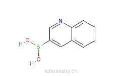 CAS:191162-39-7_喹啉-3-硼酸的分子结构