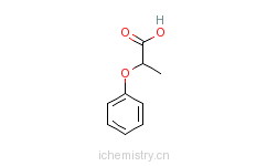 CAS:1912-23-8_(S)-(-)-2-苯氧基丙酸的分子结构