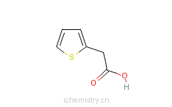 CAS:1918-77-0_2-噻吩乙酸的分子结构