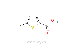 CAS:1918-79-2_5-甲基-2-噻吩甲酸的分子结构