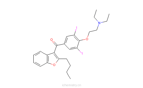 CAS:1951-25-3_胺碘酮的分子结构