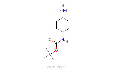 CAS:195314-59-1_N-Boc-1,4-环己二胺的分子结构