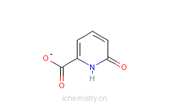 CAS:19621-92-2_6-羟基吡啶-2-羧酸的分子结构