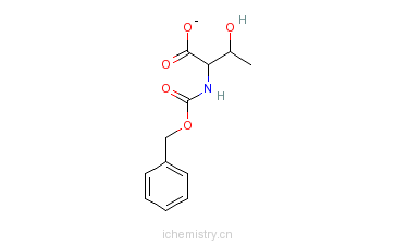 CAS:19728-63-3_N-苄氧羰基-L-苏氨酸的分子结构
