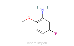 CAS:1978-39-8_5-氟-2-甲氧基苯胺的分子结构