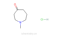 CAS:19869-42-2_1-甲基六氢氮杂卓-4-酮盐酸盐的分子结构