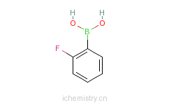 CAS:1993-03-9_2-氟苯硼酸的分子结构
