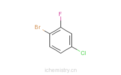 CAS:1996-29-8_1-溴-4-氯-2-氟苯的分子结构