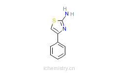 CAS:2010-06-2_2-氨基-4-苯基噻唑的分子结构