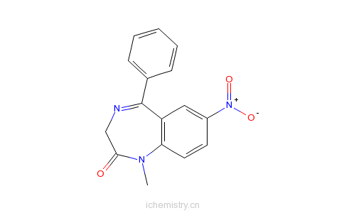 cas:2011-67-8_甲硝西泮的分子结构