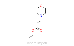 CAS:20120-24-5_3-(4-吗啉代)丙酸乙酯的分子结构