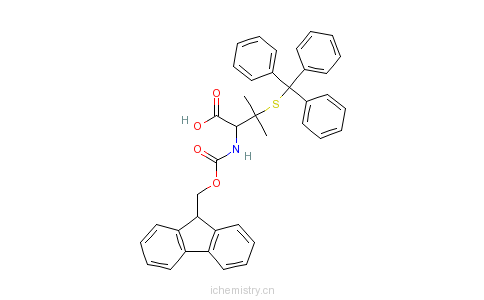 CAS:201532-01-6_FMOC-D-Pen(Trt)-OHķӽṹ