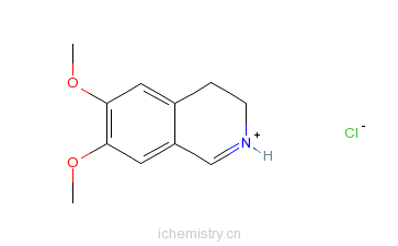CAS:20232-39-7_6,7-二甲氧基-3,4-二氢异喹啉盐酸盐的分子结构