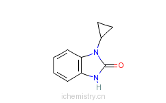 CAS:202859-73-2_1-环丙基-1,3-二氢-2H-苯并咪唑-2-酮的分子结构