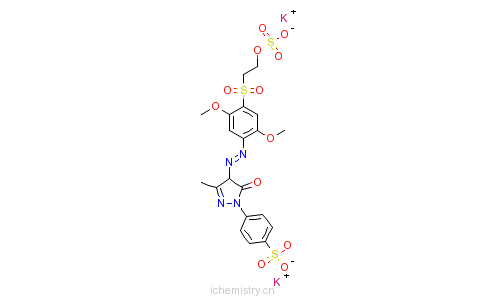 CAS:20317-19-5_活性金黄KN-G的分子结构