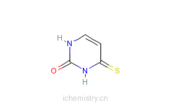CAS:203268-53-5_2-羟基-4(1H)-巯基嘧啶的分子结构