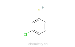 CAS:2037-31-2_3-氯苯硫酚的分子结构