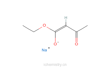 CAS:20412-62-8_乙基乙酰乙酸钠的分子结构