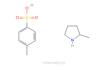 CAS:204387-55-3_(R)-2-甲基吡咯烷甲苯磺酸盐的分子结构