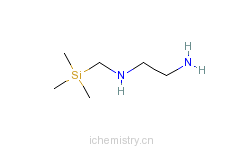 CAS:20493-83-8_三甲基[(2-氨基乙氨基)甲基]硅烷的分子结构