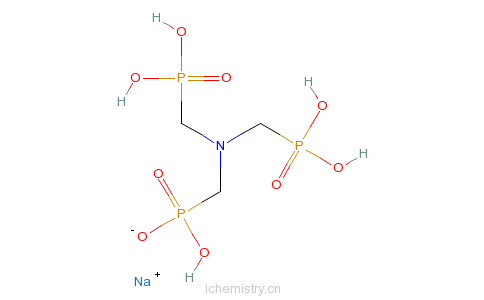 CAS:20592-85-2_氨基三甲叉膦酸钠的分子结构