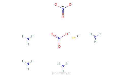 CAS:20634-12-2_四氨合硝酸铂的分子结构