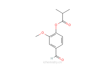 CAS:20665-85-4_异丁酸香兰酯的分子结构