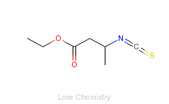 CAS:206750-29-0_3-异硫代氰酰丁酸乙酯的分子结构