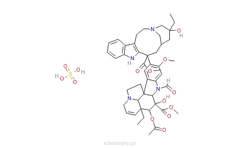 CAS:2068-78-2_硫酸长春新碱的分子结构