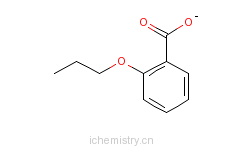 CAS:2100-31-4_邻丙氧基苯甲酸的分子结构