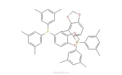 CAS:210169-57-6_(S)-(-)-5,5-Bis[di(3,5-xylyl)phosphino]-4,4-bi-1,3-benzodioxoleķӽṹ