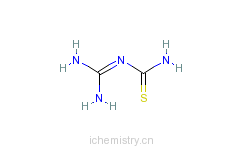 CAS:2114-02-5_脒基硫脲的分子结构