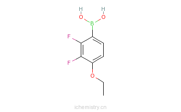 CAS:212386-71-5_2.3-二氟-4-乙氧基苯硼酸的分子结构