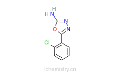 CAS:2138-98-9_2-氨基-5-(2-氯苯基)-1,3,4-恶二唑的分子结构