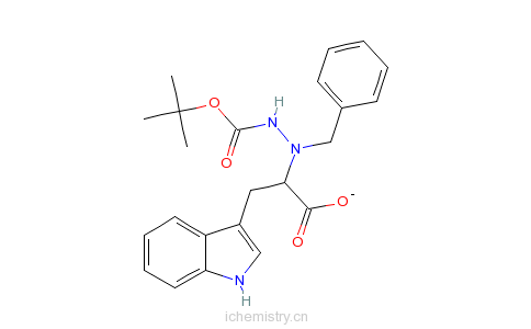 CAS:214262-79-0_(R)-(-)-NALPHA-BENZYL-NBETA-BOC-D-HYDRAZINOTRYPTOPHANEķӽṹ