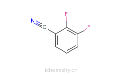 CAS:21524-39-0_2,3-二氟苯腈的分子结构