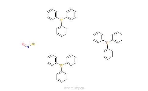 CAS:21558-94-1_亚硝酰三(三苯基膦)铑(I)的分子结构